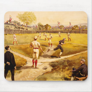 Baseballteckningmousepad Musmatta