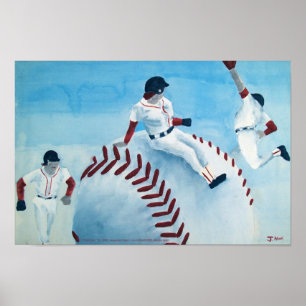 Baseballtryck Poster