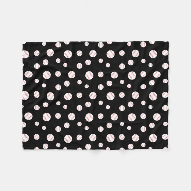 Baseballullfilt Fleecefilt (Framsidan (Horisontell))