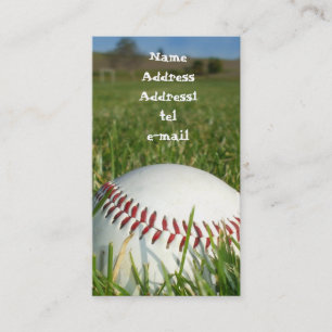 Baseballvisitkort Visitkort