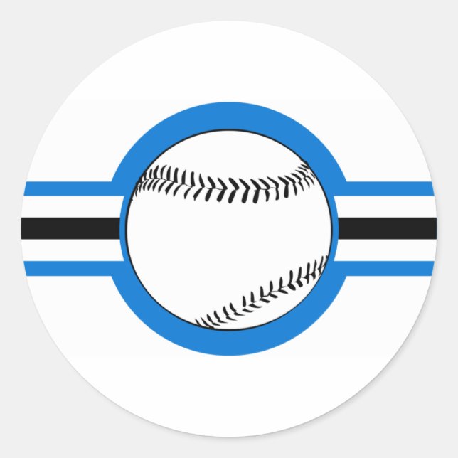 baseboll : airstar : runt klistermärke (Framsida)