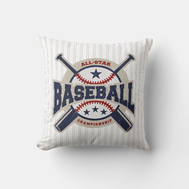 Baseboll All Star Lagsport Sporter Kudde (Framsida)