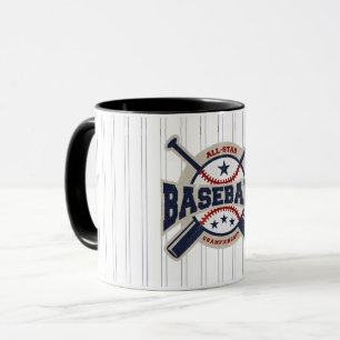 Baseboll All Star Lagsport Sporter Mugg