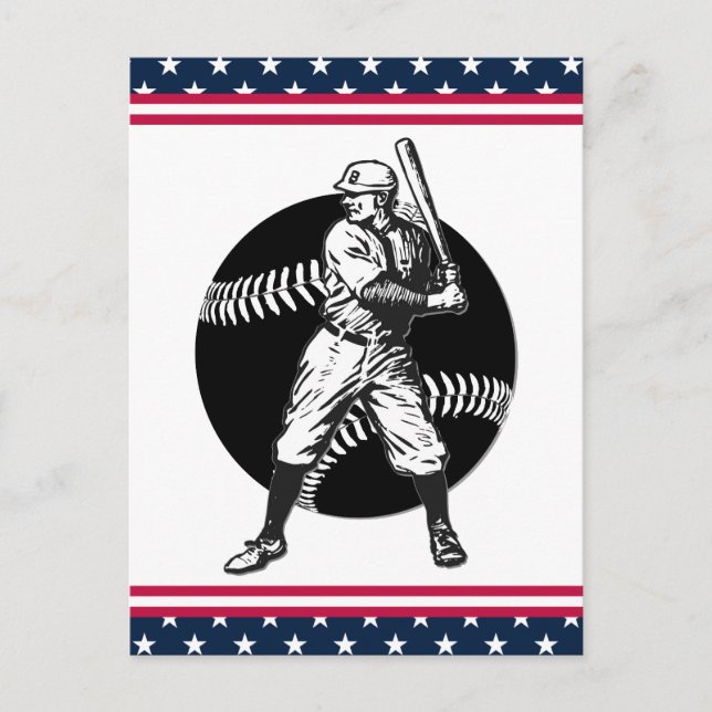 Baseboll:Antik Vykort (Framsida)