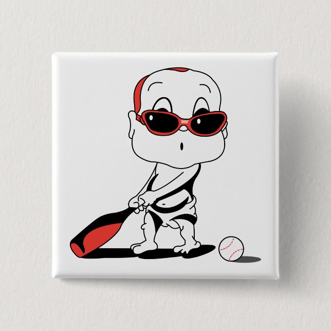 baseboll baby knapp (Framsida)