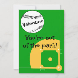 Baseboll Barn Klassrum Valentine Hjärtansdag Kort