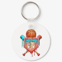 Baseboll Basket Tröja Nummer 67 Drip Sport