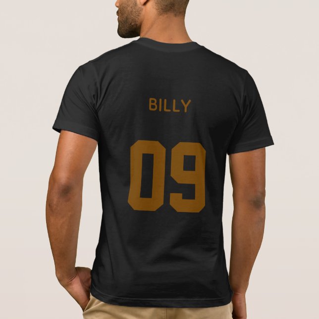 baseboll Billy the Rabbit™ sportserie T Shirt (Baksida)