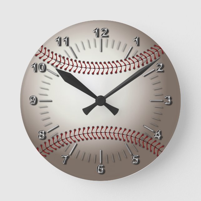 baseboll (boll) rund klocka (Framsida)