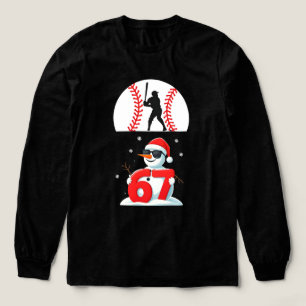 Baseboll Drip Nummer 67 Spelare Eller 67-årsdag 25 T Shirt