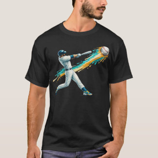 Baseboll Drip Team För Pojkar Och Flickor Glass T Shirt