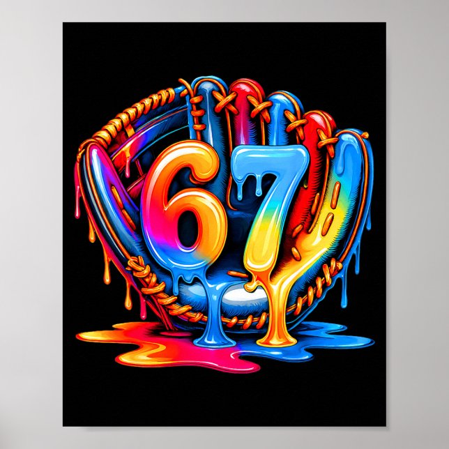 Baseboll Dropp Glass 67 Baseball Livsstil 101 Poster (Framsidan)
