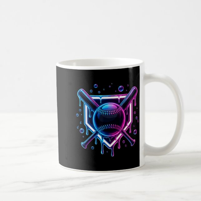Baseboll Dropp Glassbat Ungdomar  Kaffemugg (Höger)