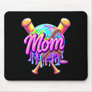 Baseboll dropp mamma söt tie dye baseboll kvinnor musmatta