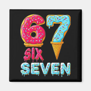Baseboll Dropp Nummer 67 Spelare 67 Meme Glass D Magnet