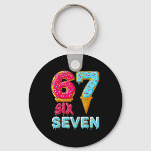 Baseboll Dropp Nummer 67 Spelare 67 Meme Glass D Nyckelring