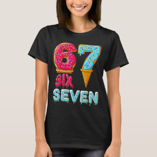 Baseboll Dropp Nummer 67 Spelare 67 Meme Glass D T Shirt