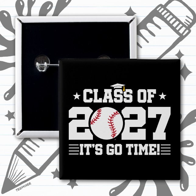 Baseboll Examenstid Seniorklass 2027 Knapp (Skapare uppladdad)