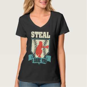Baseboll Fångare Sport Spelare Idrottsutövare Stjä T Shirt