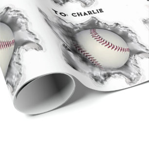 Baseboll Födelsedag Presentpapper