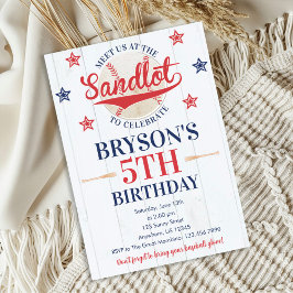 Baseboll födelsedagsinbjudan för pojkar | Pojkarna Inbjudningar