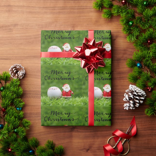 Baseboll för jul presentpapper (Julgåva)