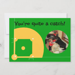 Baseboll Foto Kid Klassrumsvalentin Julkort