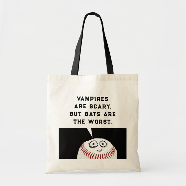 baseboll Halloween Tygkasse (Framsidan)