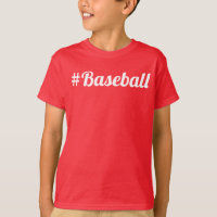 Baseboll Hashtag Ungdomsfan måste-ha