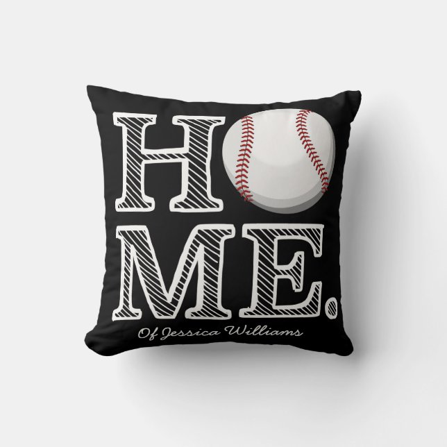 Baseboll Hemma Kudde (Framsida)