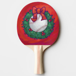 Baseboll i andedräkt pingisracket