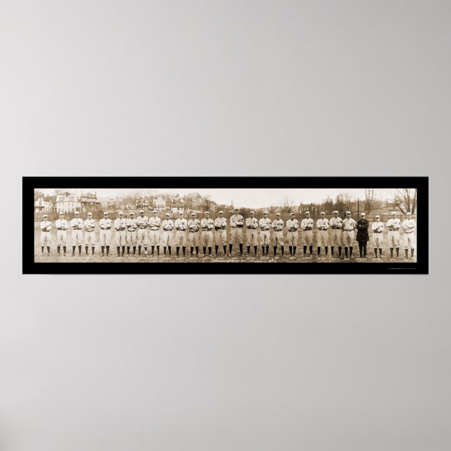 Baseboll i Pittsburgh Photo 1914 Poster (Framsidan)