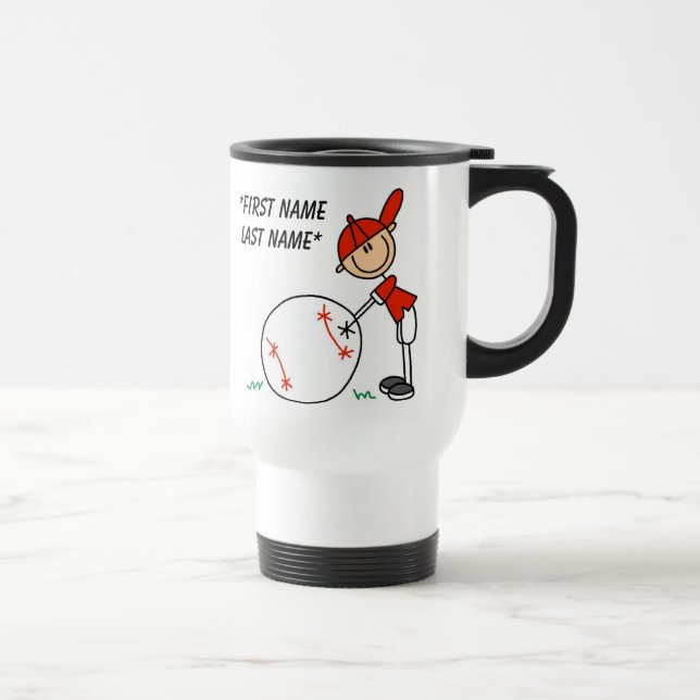 Baseboll Jag är 8 Anpassningsbar Mugg (Höger)