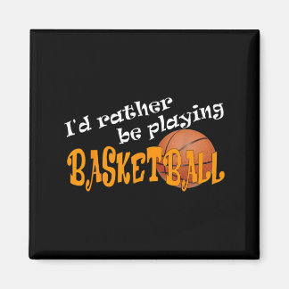 Baseboll Jag Skulle Hellre Spela Baseboll Magnet