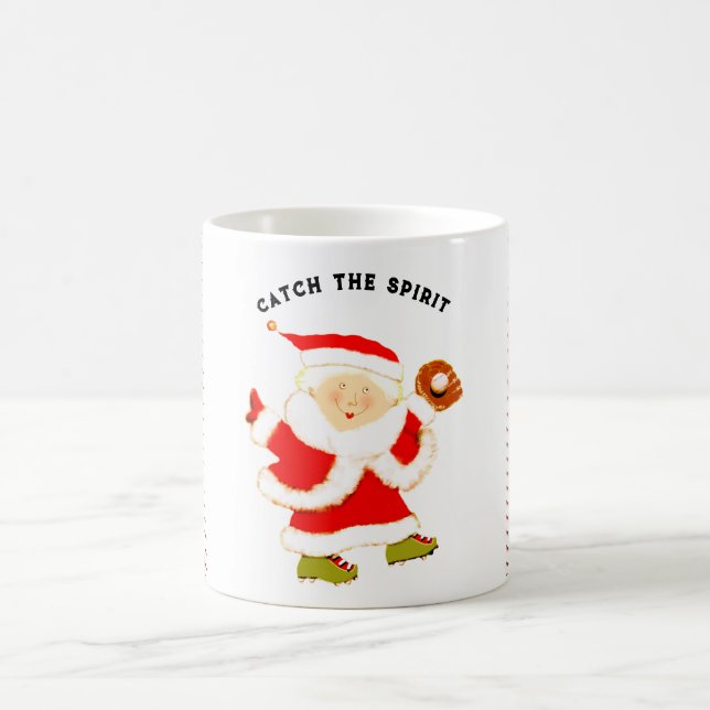 Baseboll jul kaffemugg (Center)