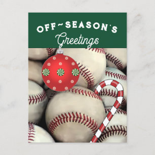 Baseboll julkort helg vykort