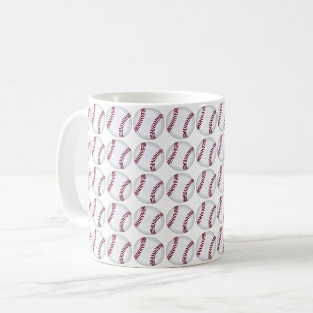 Baseboll Kaffemugg (Framsida vänster)