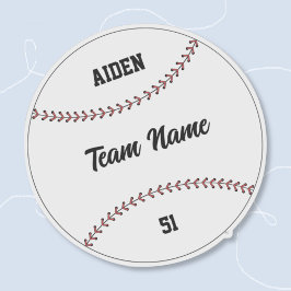 Baseboll Kid Team Namn Nummer Vinyldekal Klistermärken
