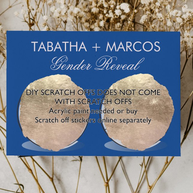 Baseboll Könsuppenbarelse DIY Rykarkort Meddelande Vykort (Skapare uppladdad)