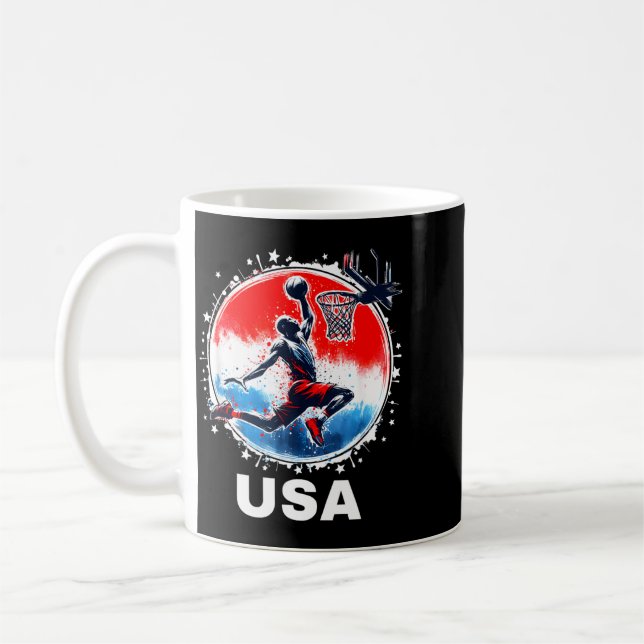 Baseboll Lag Baseboll Flygande Bisonrel Usa Lag Kaffemugg (Vänster)