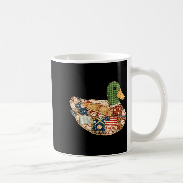 Baseboll Lapptäcke Mallard Anka Speldag Kaffemugg (Höger)