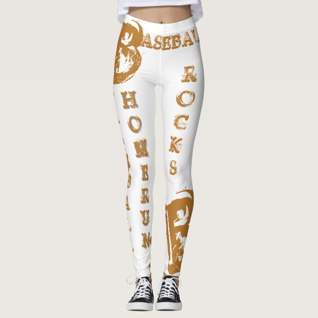 Baseboll Leggings (Framsida)