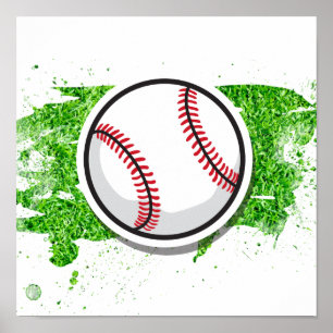 Baseboll Little League Sport Barnkammardekor Poster