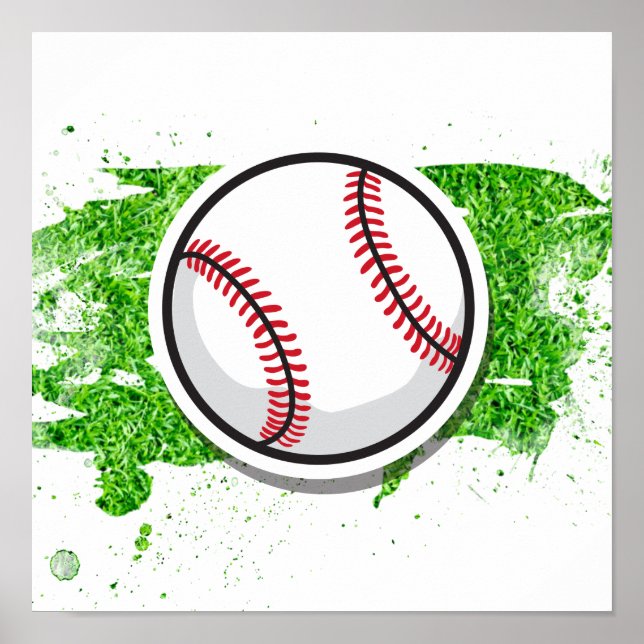 Baseboll Little League Sport Barnkammardekor Poster (Framsidan)