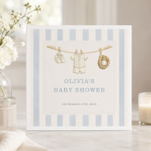 Baseboll Little Rookie-ränder Baby Shower-fest