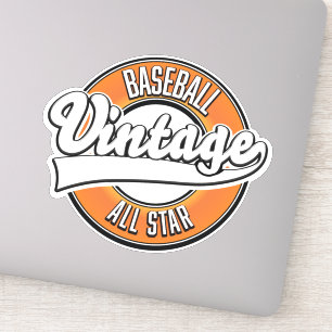 Baseboll logotyp i vintage stil. klistermärken