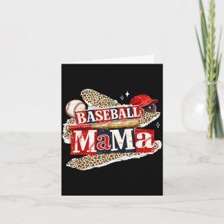 Baseboll mamma leopard matchdag baseboll säsong fö kort