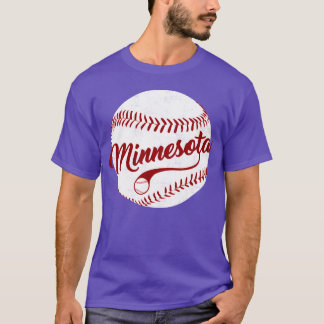 Baseboll Minnesotaeam kärlek baseboll nationell Pa T Shirt