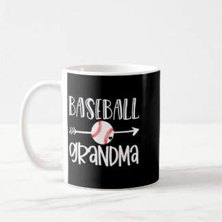 Baseboll Mormor Tröja Från Barnbarn Söt Pil Kaffemugg