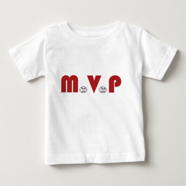 Baseboll MVP T-shirt (spädbarn) (Framsida)